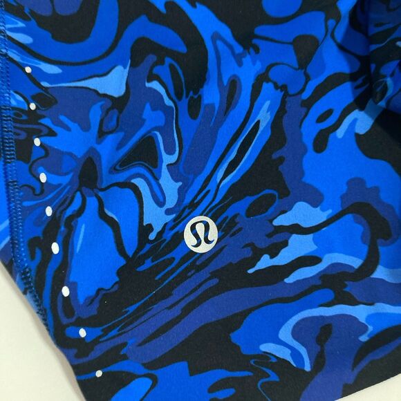 NWT Lululemon Size 8 Fast & Free HR Short 6” *Pockets Galactic Cobalt Blue - Picture 10 of 16